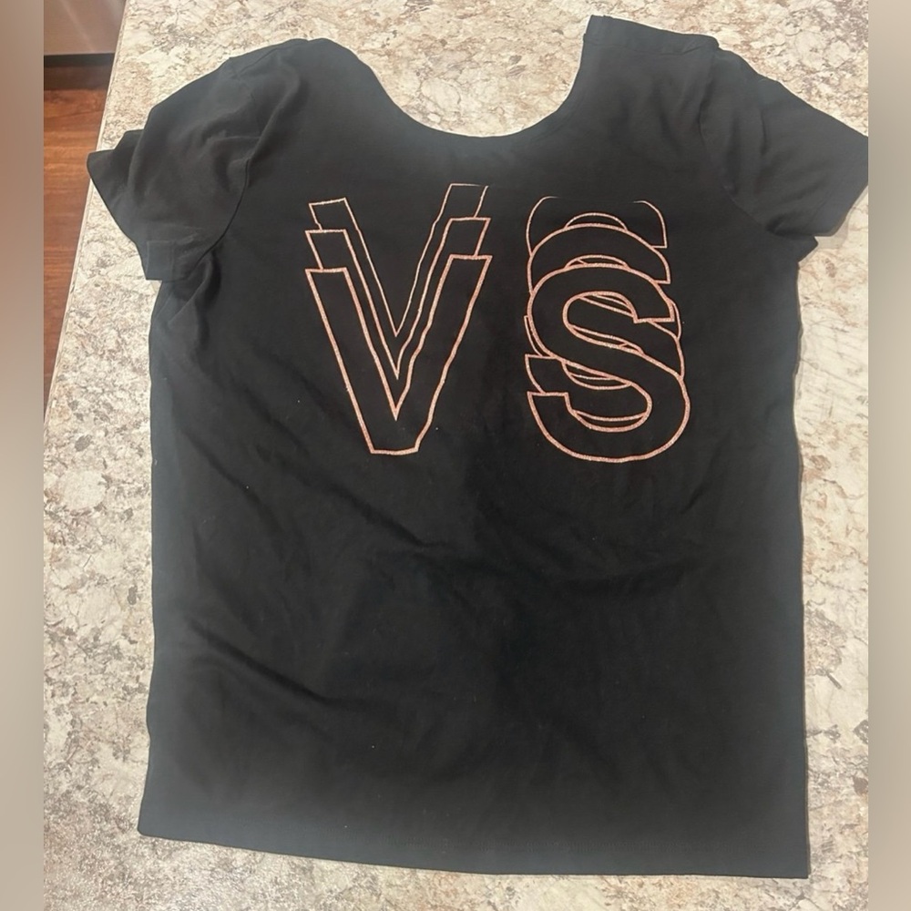 Victoria's Secret Sport short sleeve glittery top Medium